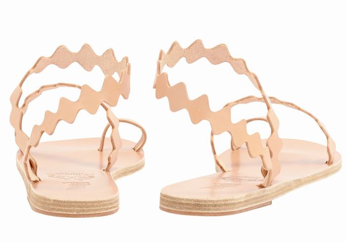 Sandales Toe-Post Ancient Greek Sandals Eleftheria Onda Leather   | ORF-8053261